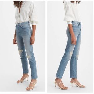 Levi’s Made & Crafted 501 Jeans in Indigo Mosaic Sz 28 x 30